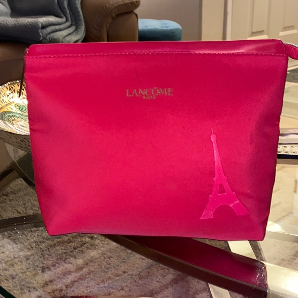 Lancôme Eiffel Tower Pink Make Up Bag